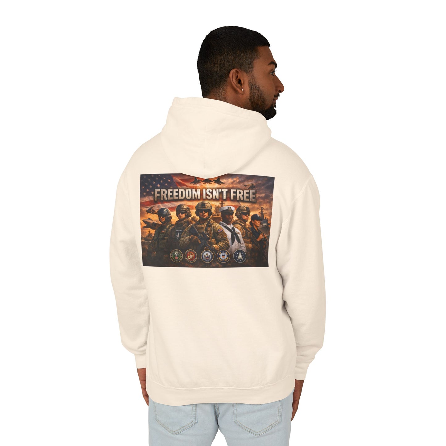 Freedom Isn't Free Unisex Lightweight Hoodie