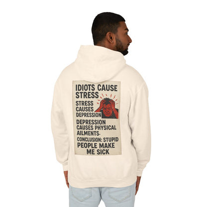 Stupid People Unisex Lightweight Hoodie