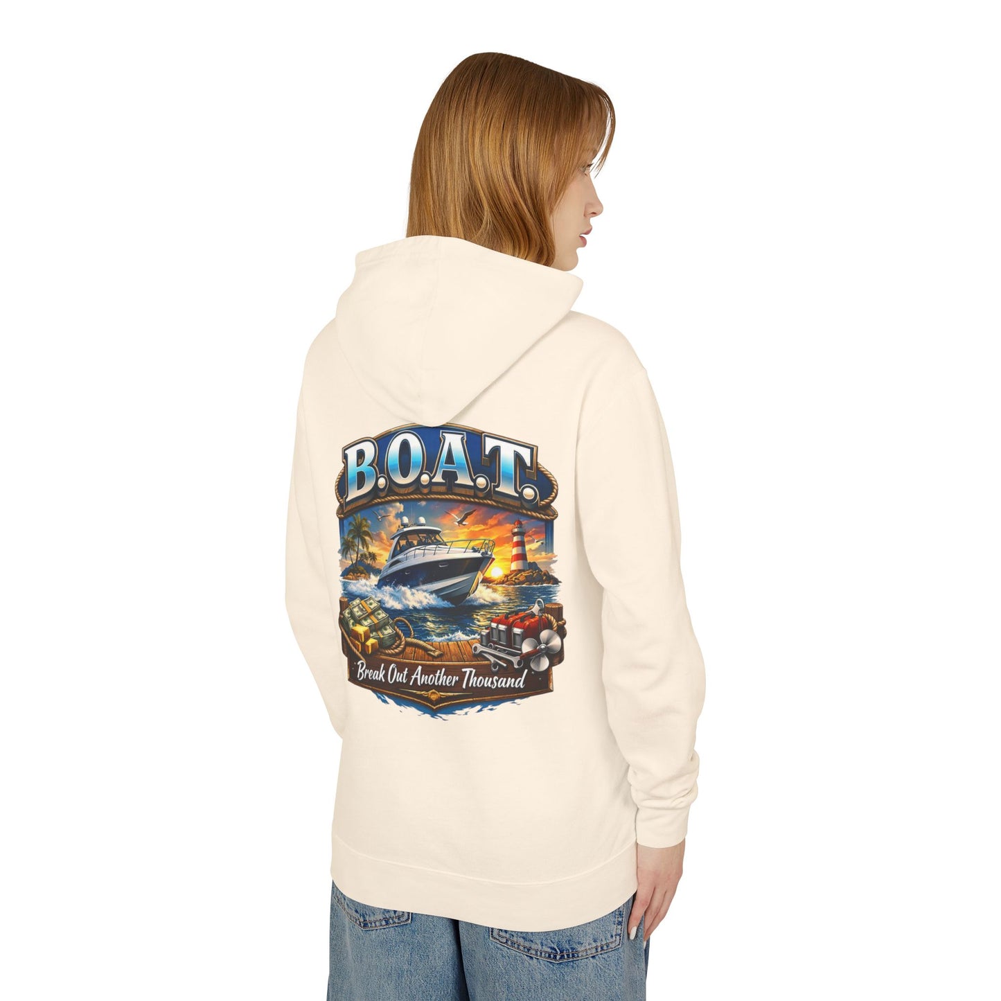B.O.A.T. Unisex Lightweight Hoodie