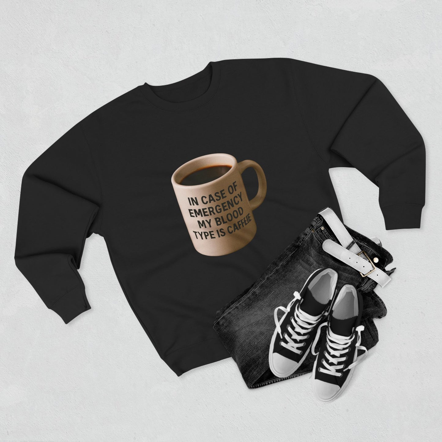 Blood Type Unisex Crewneck Sweatshirt