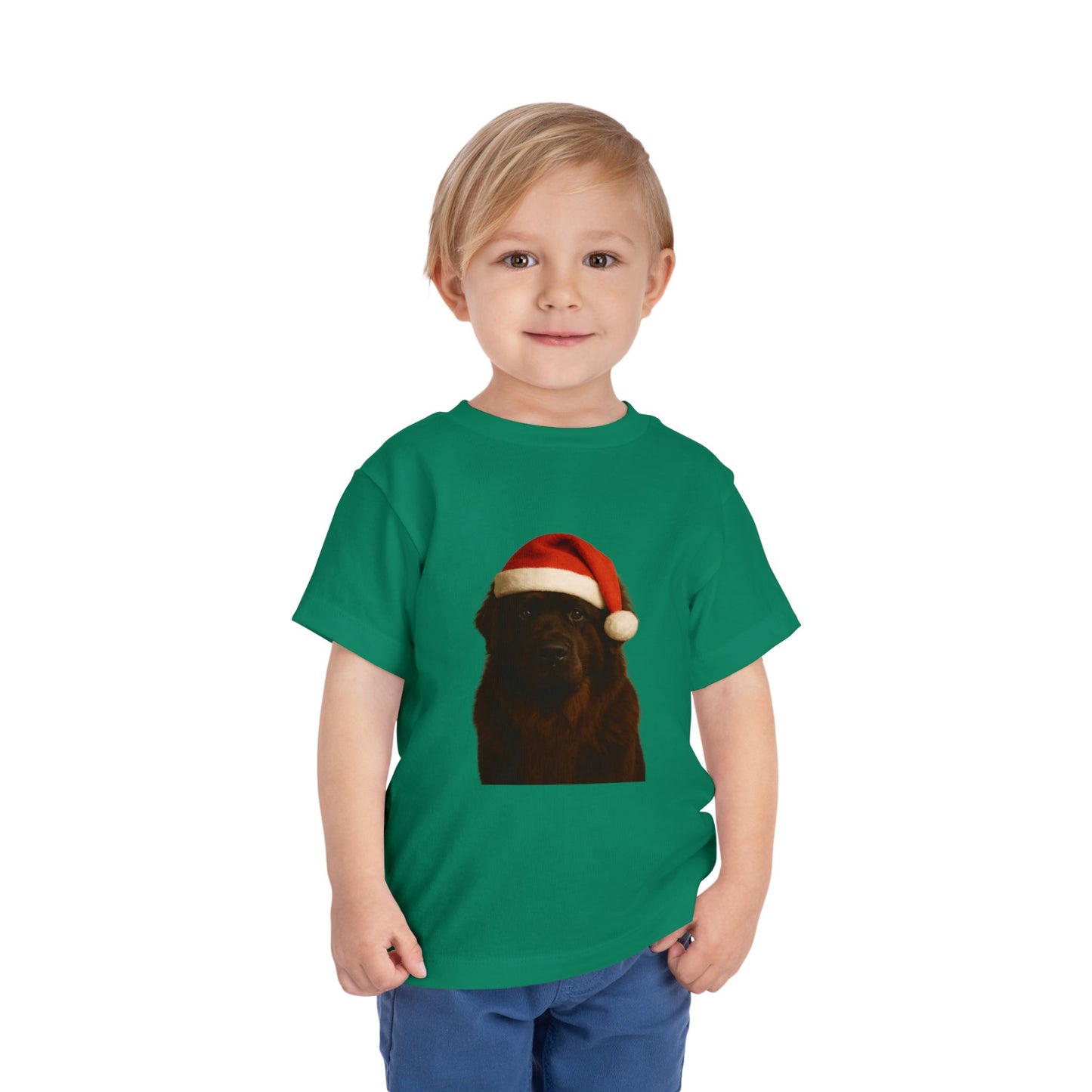 Santa Paws Newfie Toddler Unisex Short Sleeve Crewneck Tee