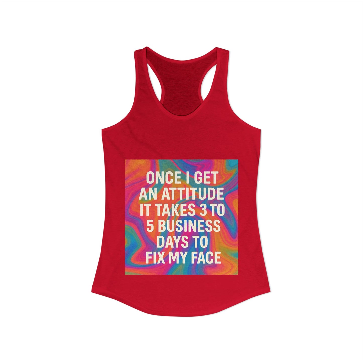 Fix My Face Women's Racerback Tank