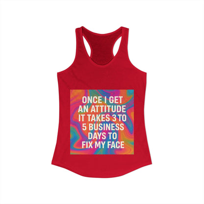 Fix My Face Women's Racerback Tank
