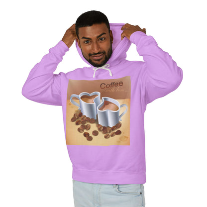 Coffee With Love Unisex Lightweight Hoodie