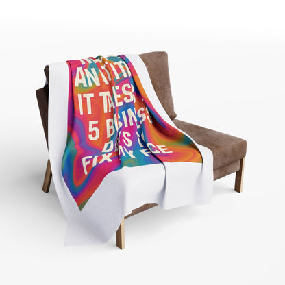 Fix My Face Arctic Fleece Blanket