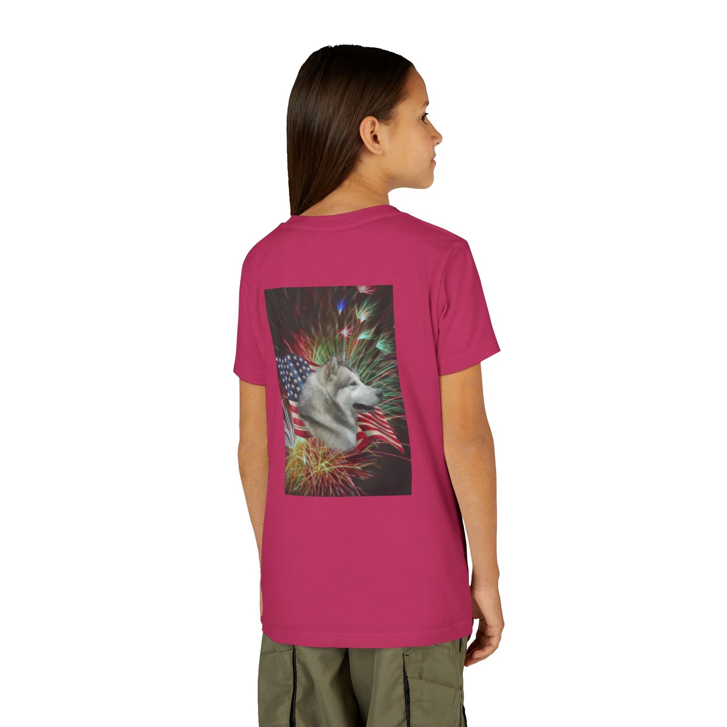 American Malamute Youth Unisex Short Sleeve Crewneck Tee