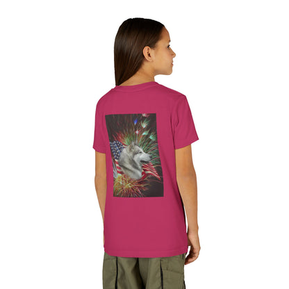 American Malamute Youth Unisex Short Sleeve Crewneck Tee