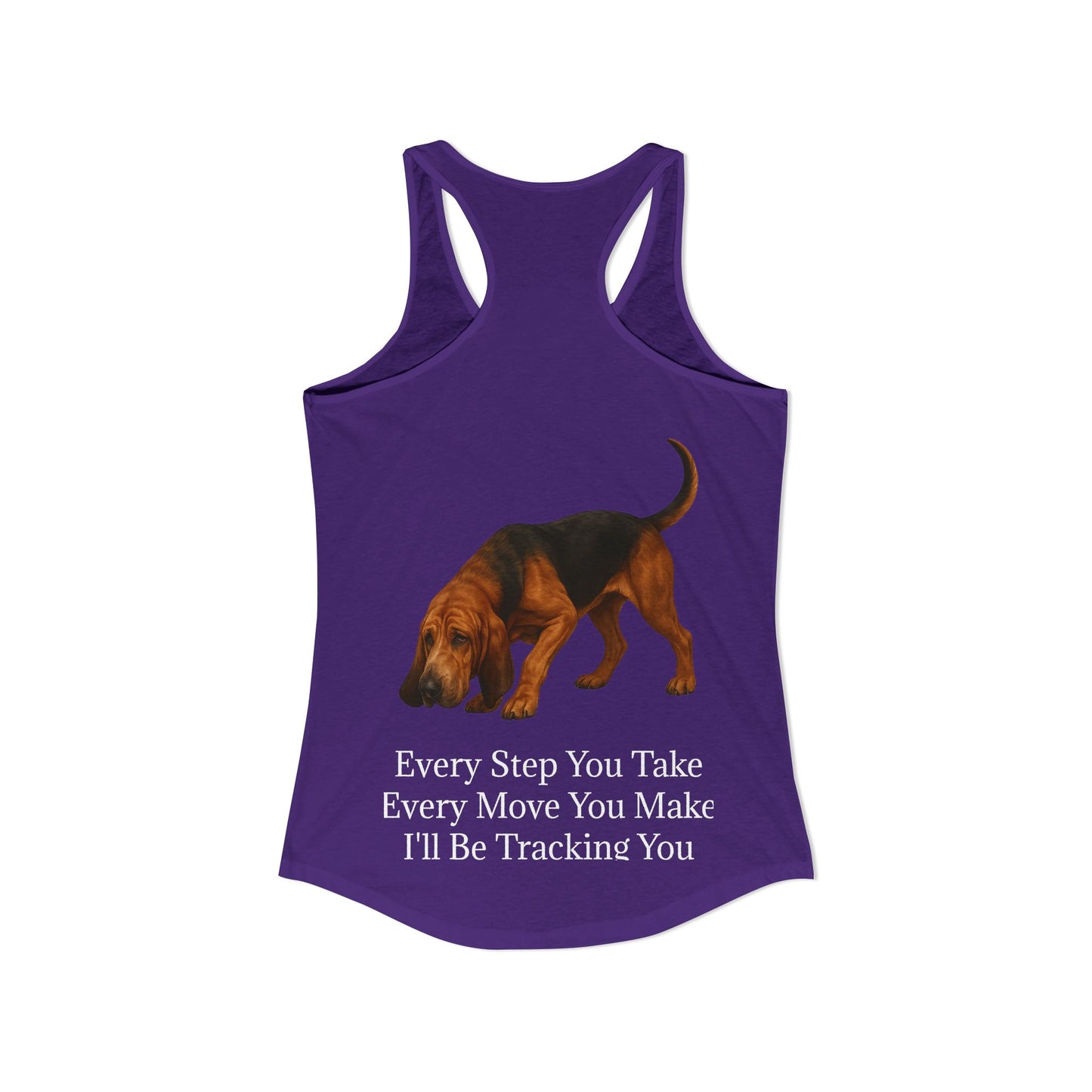 Tracking You Women's Racerback Tank
