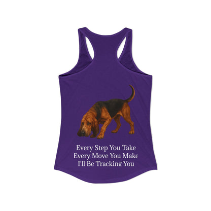 Tracking You Women's Racerback Tank