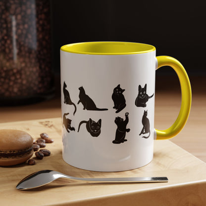 Cats 2-Tone Coffee Mug