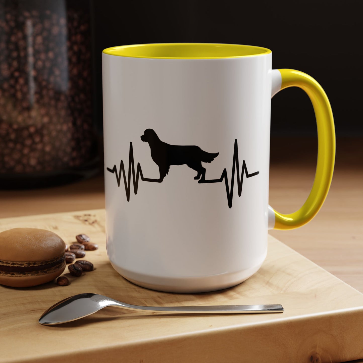 My Heart Beats For Goldens 2-Tone Coffee Mug