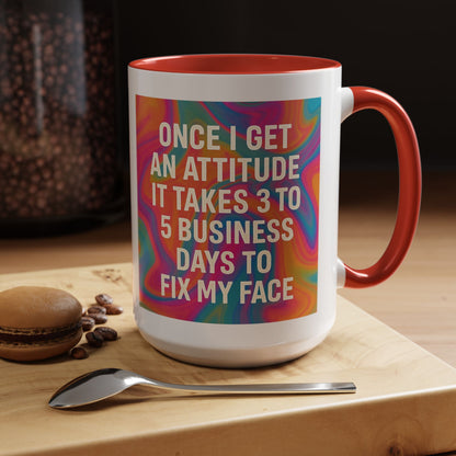 Fix My Face 2-Tone Coffee Mug