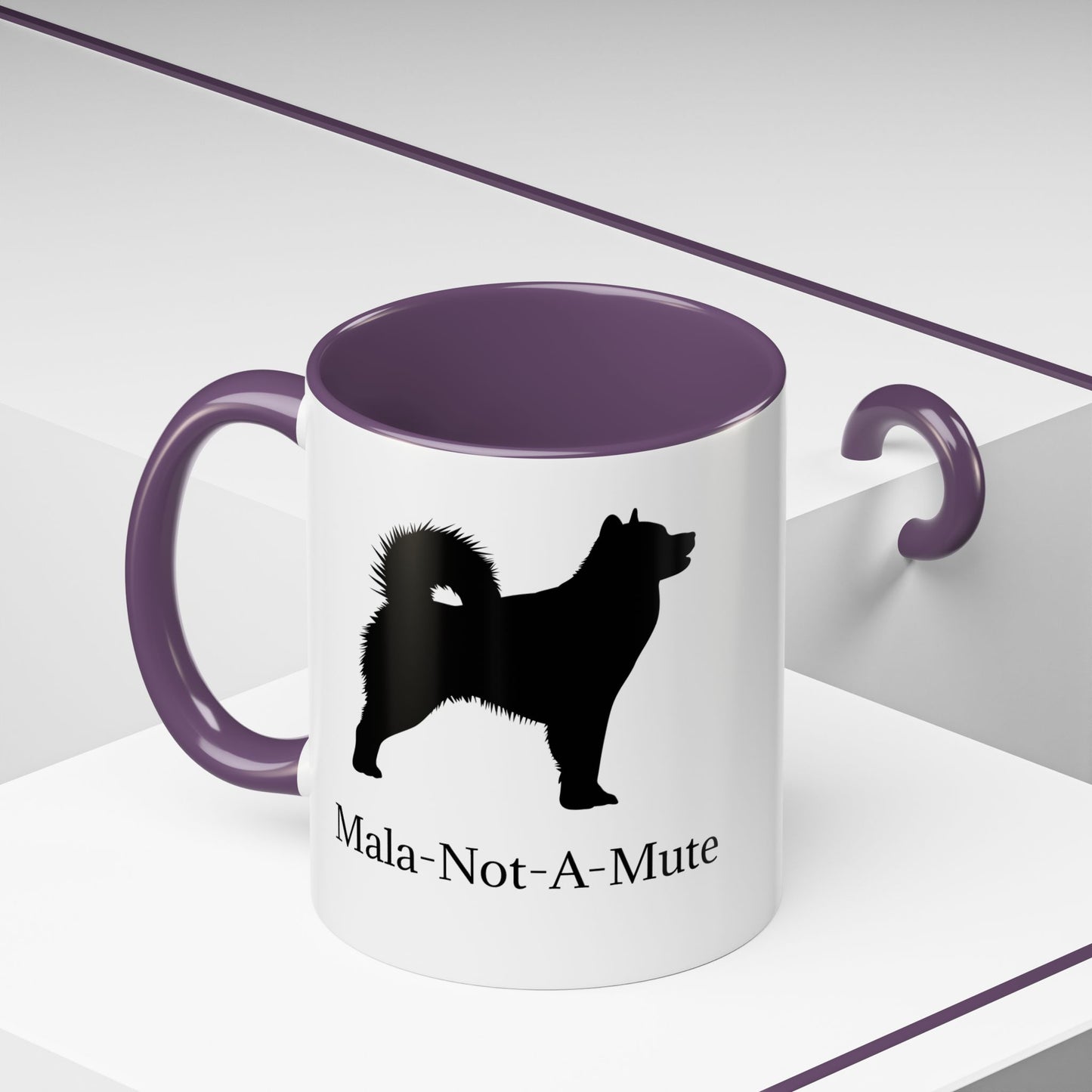 Mala-Not-A-Mute 2-Tone Coffee Mug