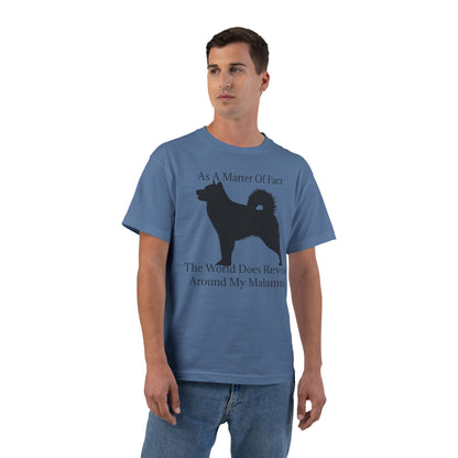 Matter Of Fact Malamute Men's Short-Sleeve Crewneck Tee