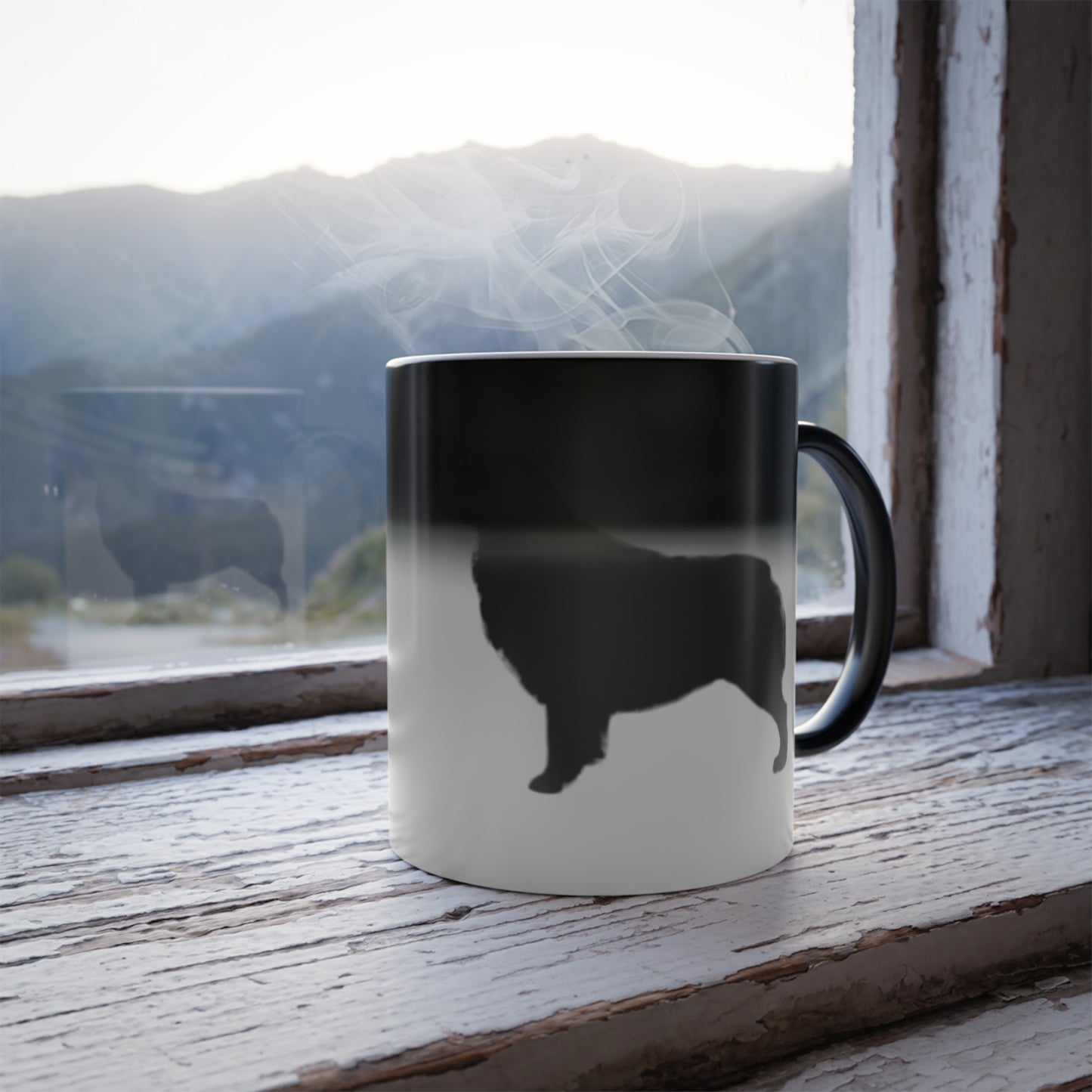 Aussie Silhouette Color Changing Mug