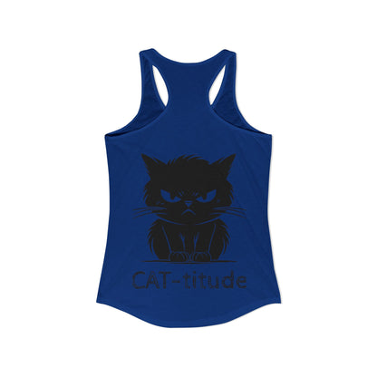 CAT-titude Women's Racerback Tank