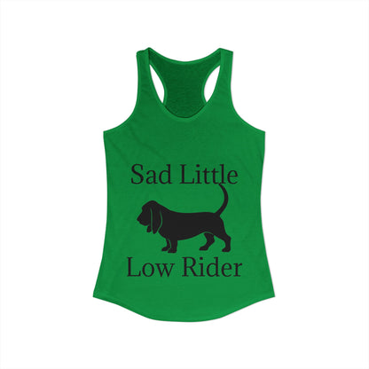 Sad Little Low Rider Women's Racerback Tank