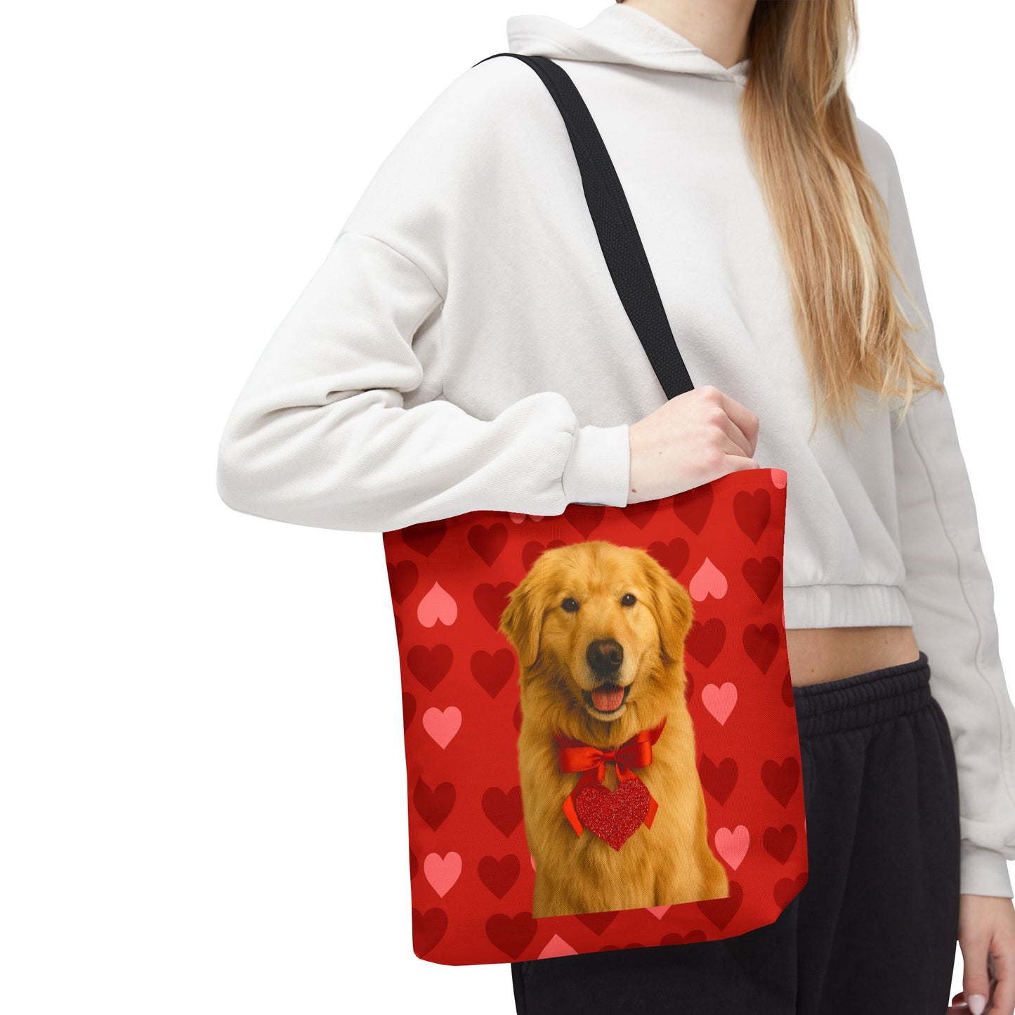 Cupid's Companion Golden Tote Bag