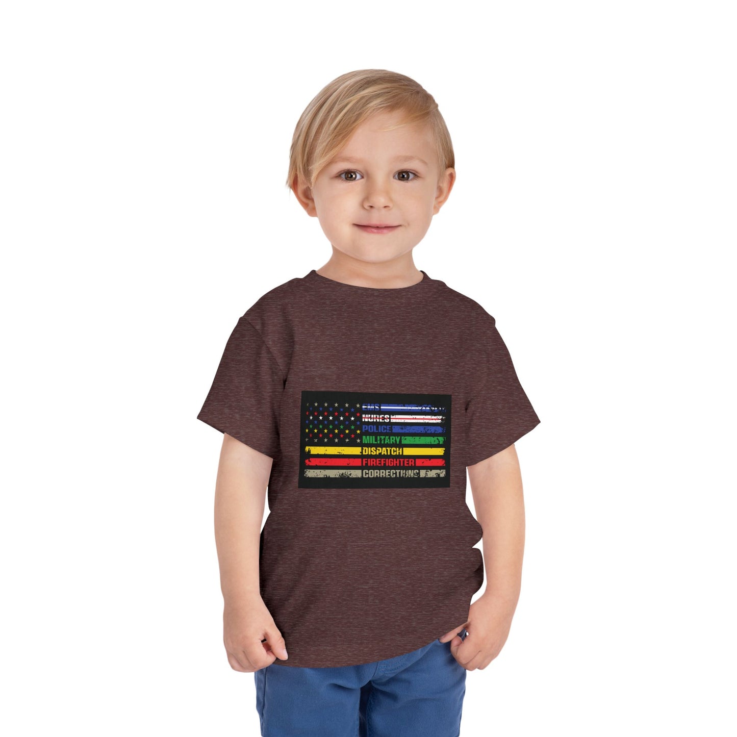 First Responder Toddler Unisex Short Sleeve Crewneck Tee