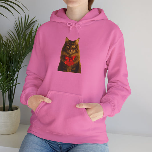 Cupid's Companion Cat Unisex Hoodie