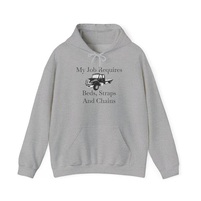 Beds, Straps, And Chains Unisex Hoodie