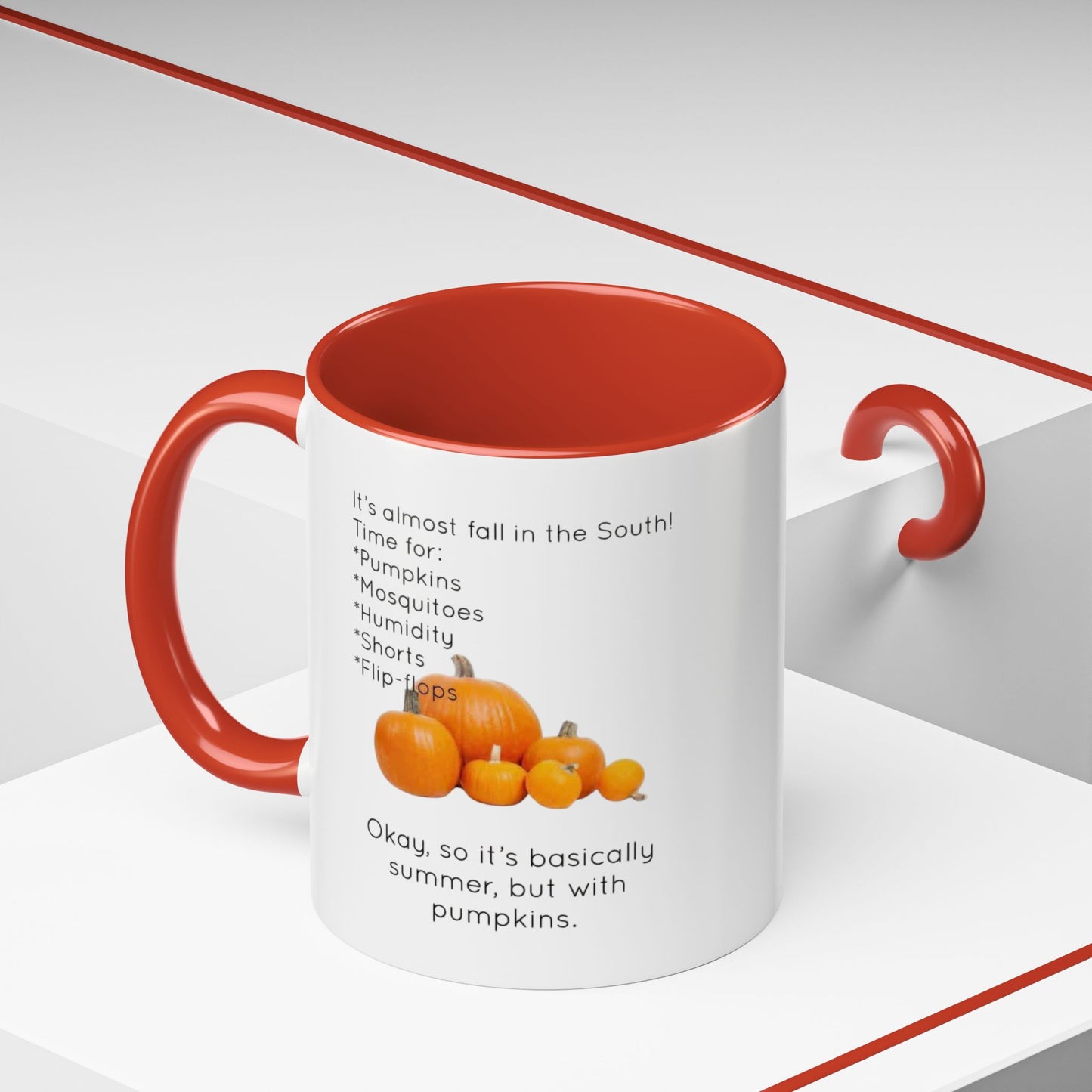 Fall In The South 2-Tone Coffee Mug