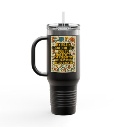 Logged Out Insulated Travel Mug