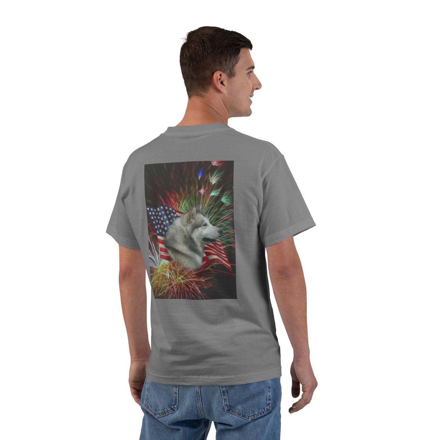 American Malamute Men's Short-Sleeve Crewneck Tee