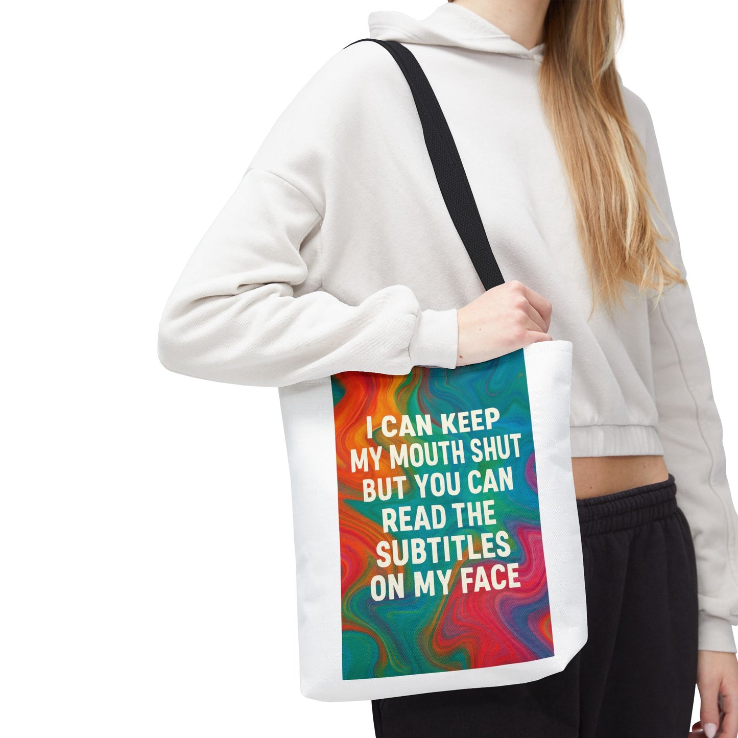 Subtitles Tote Bag