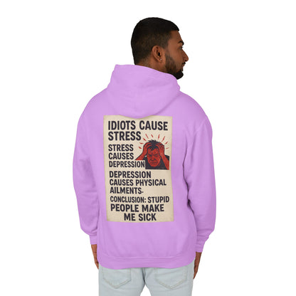Stupid People Unisex Lightweight Hoodie