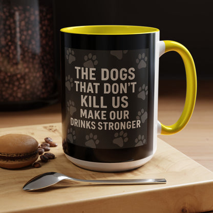 Drinks Stronger 2-Tone Coffee Mug