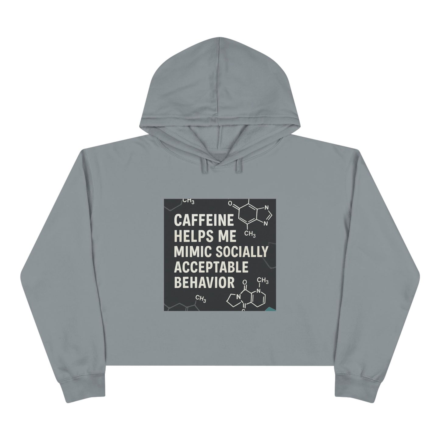 Socially Acceptable Women's Crop Hoodie