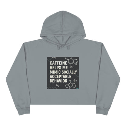 Socially Acceptable Women's Crop Hoodie