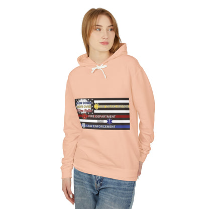 Slow Down Move Over Flag Unisex Lightweight Hoodie