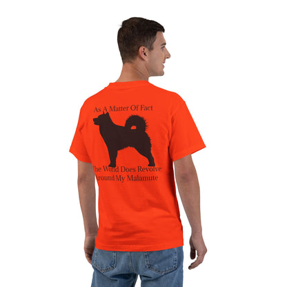 Matter Of Fact Malamute Men's Short-Sleeve Crewneck Tee