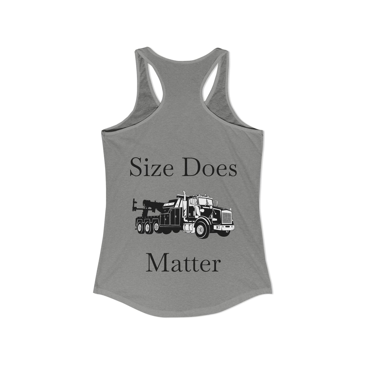Size Does Matter Women's Racerback Tank