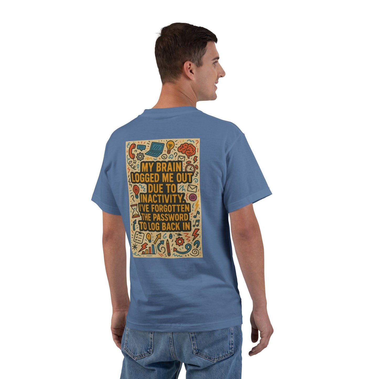 Logged Out Men's Short-Sleeve Crewneck Tee