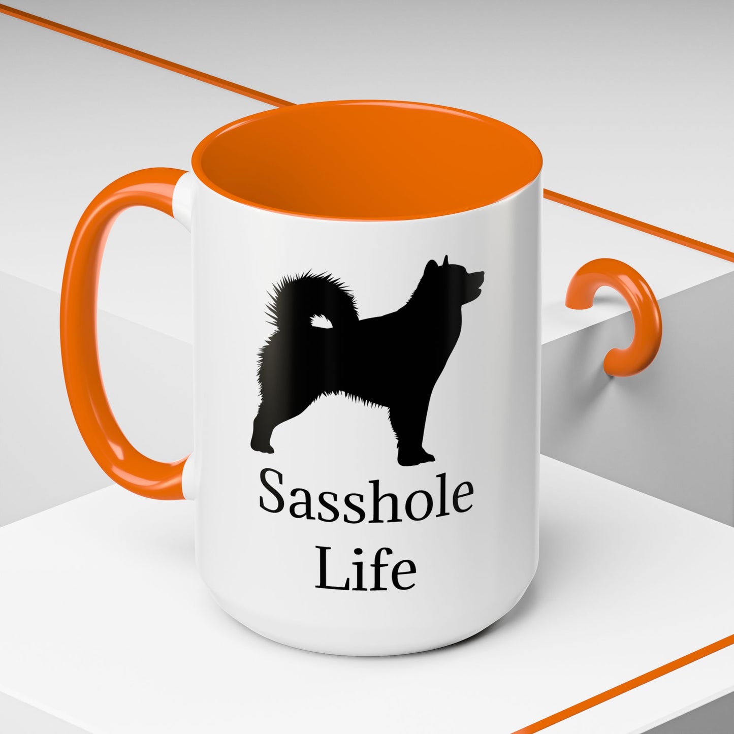 Sasshole Life 2-Tone Coffee Mug