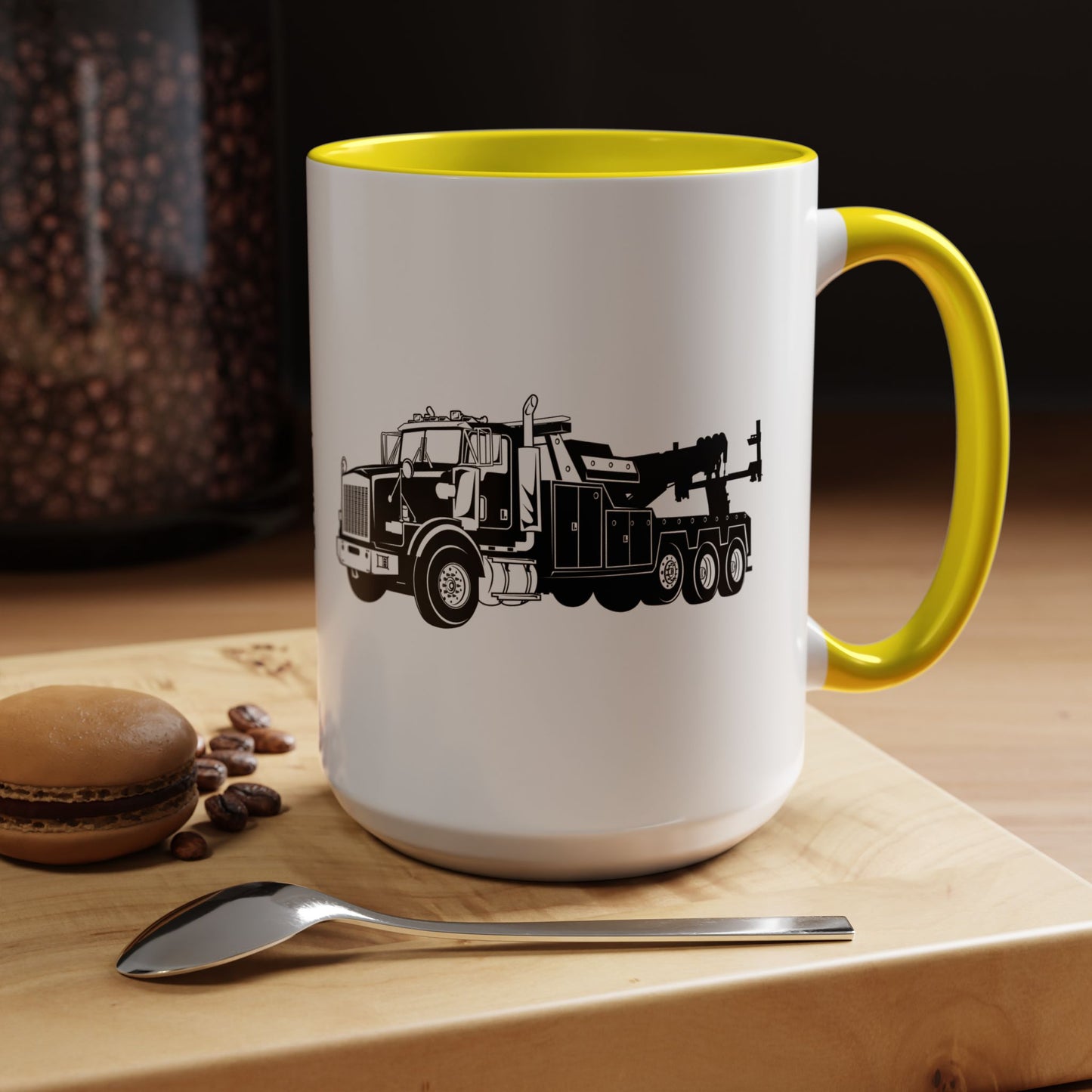 Heavy Tow Truck 2-Tone Coffee Mug