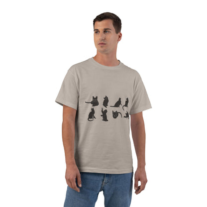 Cats Men's Short-Sleeve Crewneck Tee