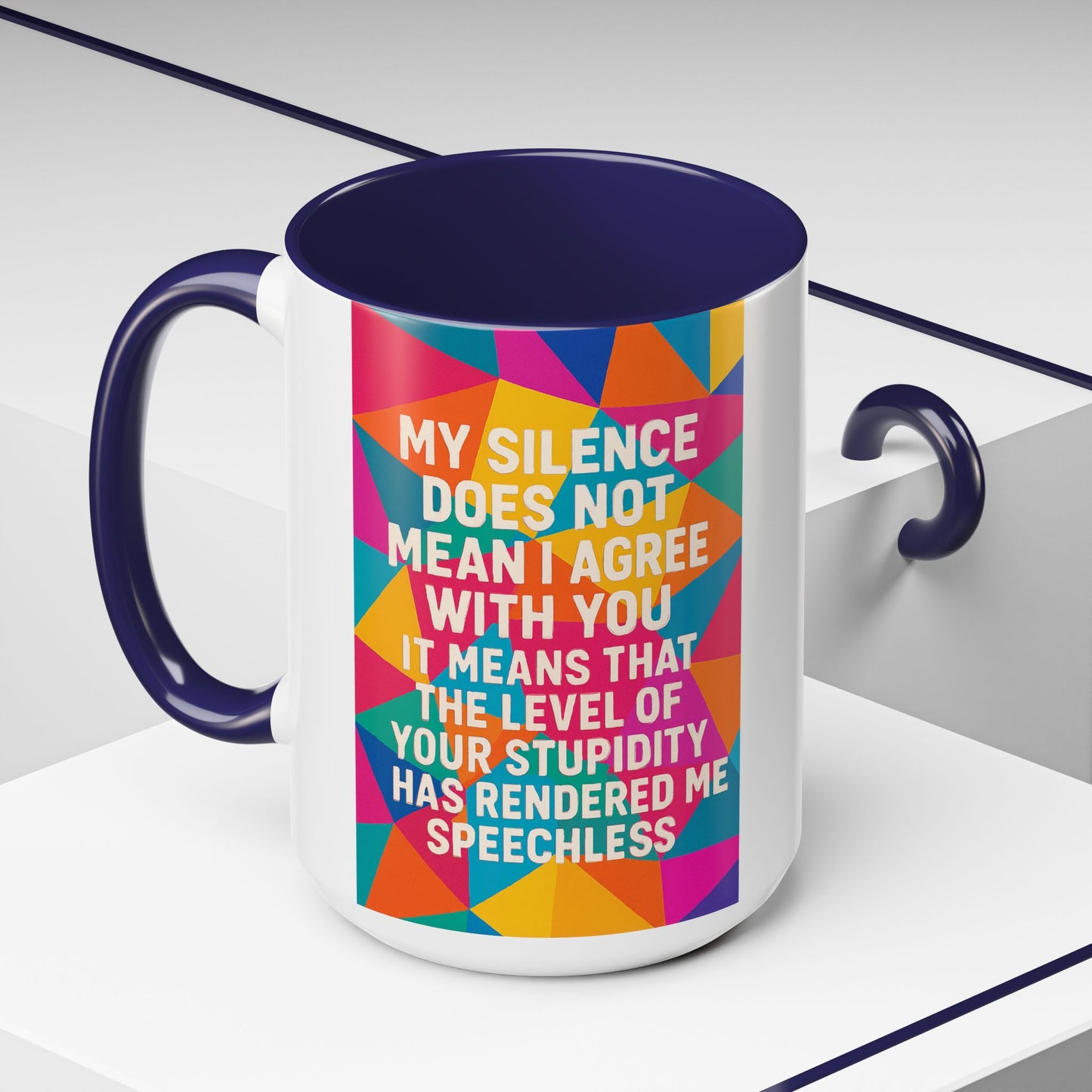 Speechless 2-Tone Coffee Mug
