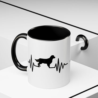 My Heart Beats For Goldens 2-Tone Coffee Mug
