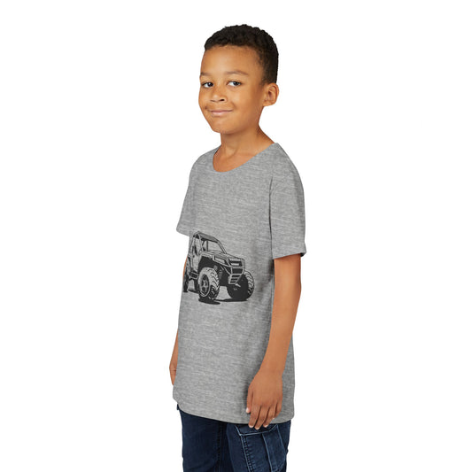 Off The Beaten Path Side By Side Youth Unisex Short Sleeve Crewneck Tee