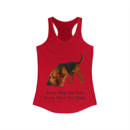 Tracking You Women's Racerback Tank