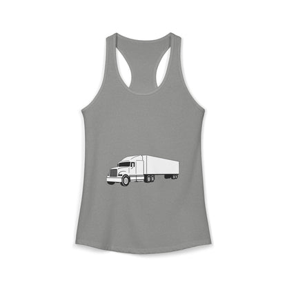 Semi Truck Women's Racerback Tank