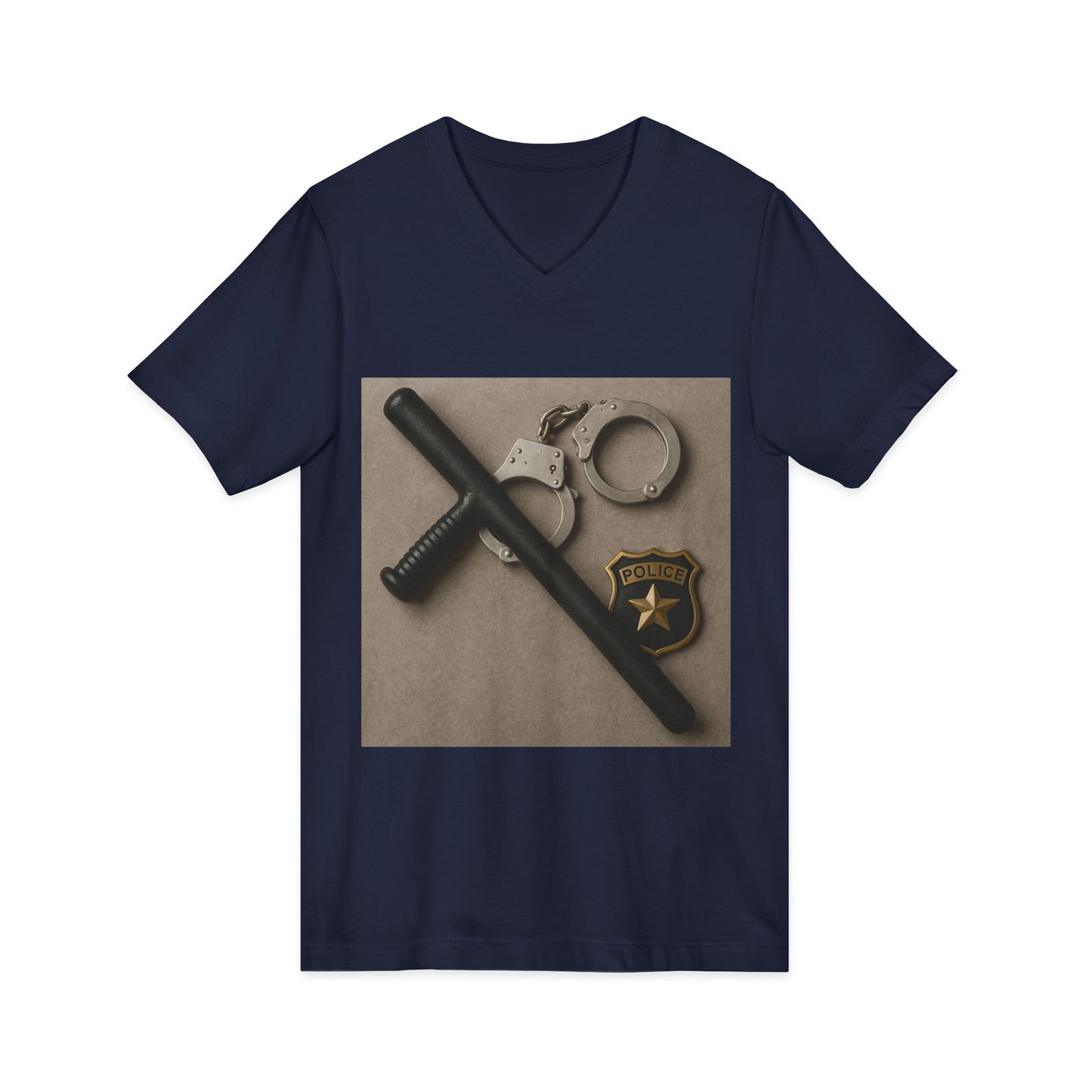 Law Enforcement Appreciation Unisex Short Sleeve V-Neck Tee
