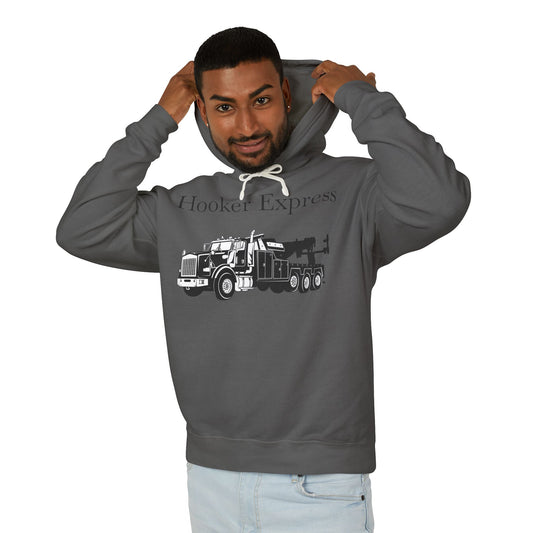 H**ker Express Heavy Tow Truck Unisex Lightweight Hoodie