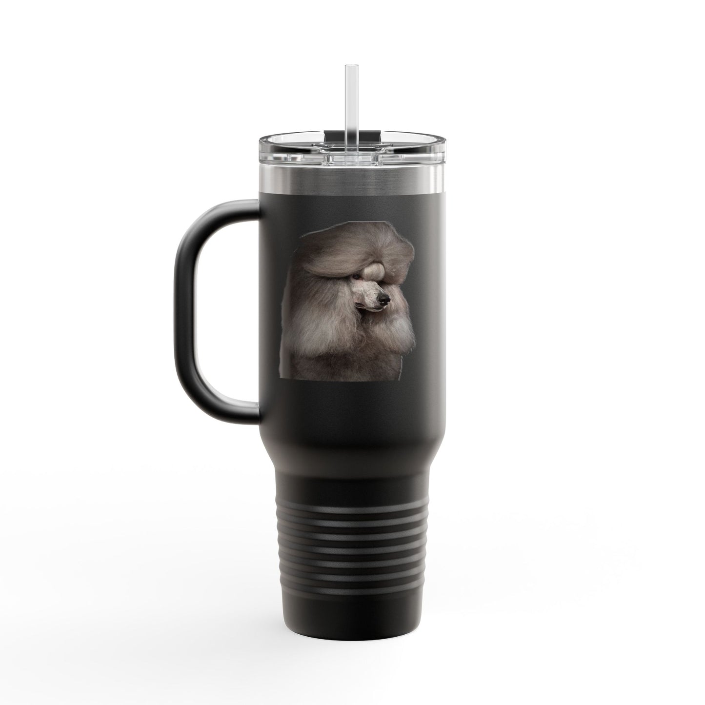 Poodle Head Insulated Travel Mug