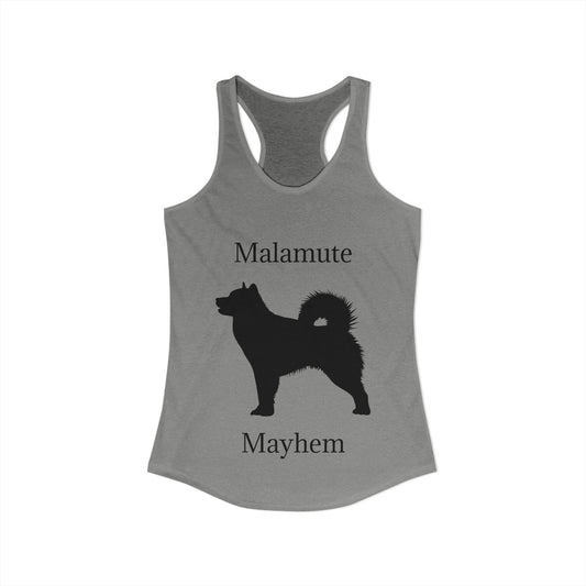 Malamute Mayhem Women's Racerback Tank