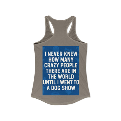 Never Knew Women's Racerback Tank
